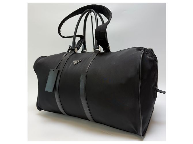 Prada Bolsa Boston de Nylon Bolsa de Viagem - vista 6