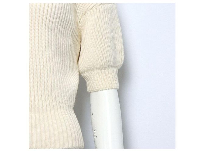 Louis Vuitton Strickpullover für Damen aus Wollmischung mit Cowhide-Logo auf der Rückseite - Ansicht 3