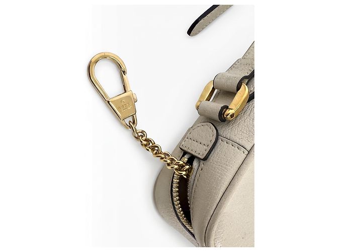 Gucci Borsa a tracolla mini in pelle Ophidia GG Web Stripe White - vista 14