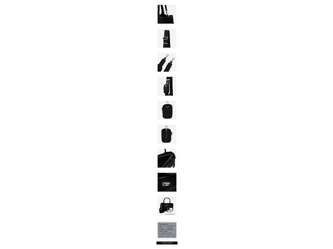 Prada Kleine gesteppte Nylon-Tote-Bag Schwarz RDJN - Ansicht 3