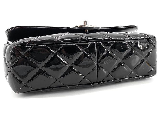 Chanel Borsa a tracolla classica con patta in vernice - vista 15