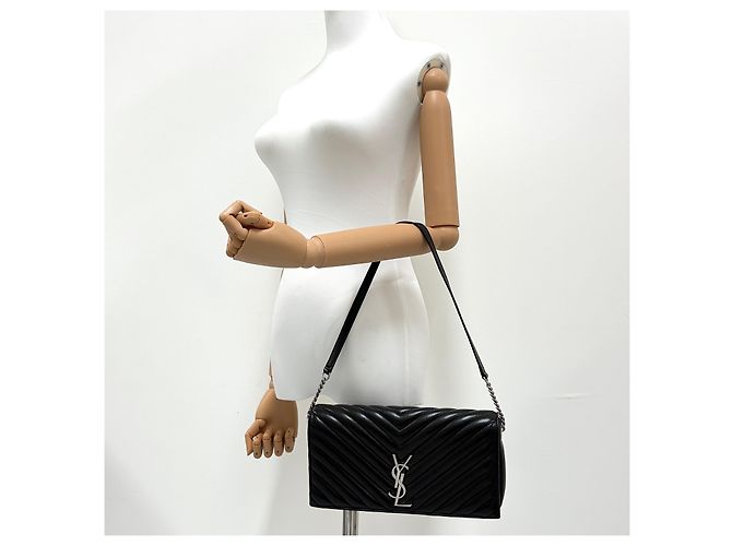 Autre Marque Borsa a tracolla Monogram Kate Chain Nera - vista 2
