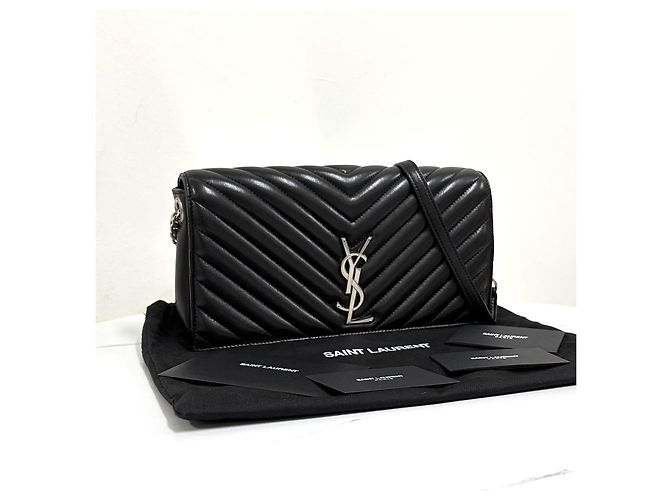 Autre Marque Borsa a tracolla Monogram Kate Chain Nera - vista 3