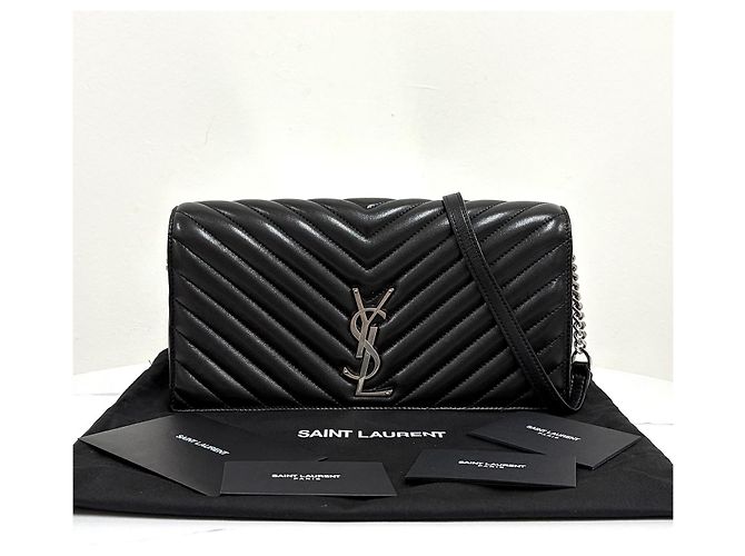 Autre Marque Borsa a tracolla Monogram Kate Chain Nera - vista 4
