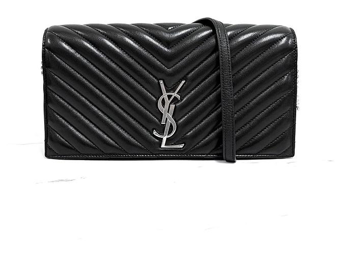 Autre Marque Borsa a tracolla Monogram Kate Chain Nera - vista 6