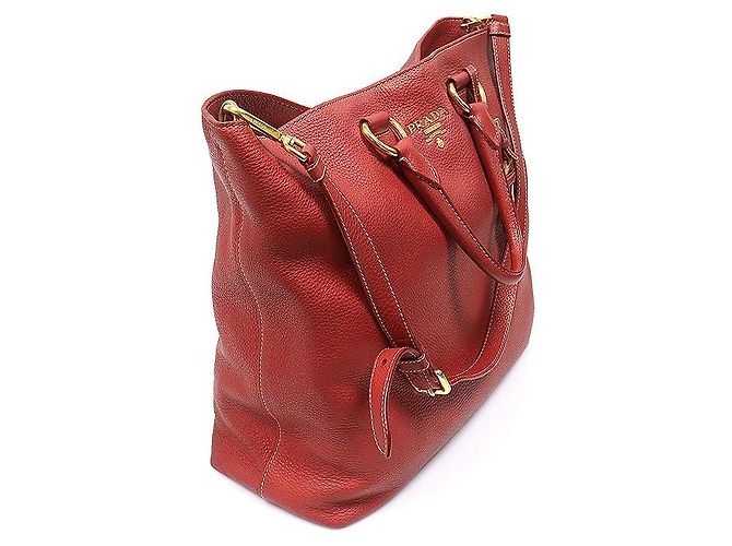Prada Red Vitello Daino Miranda - vista 2