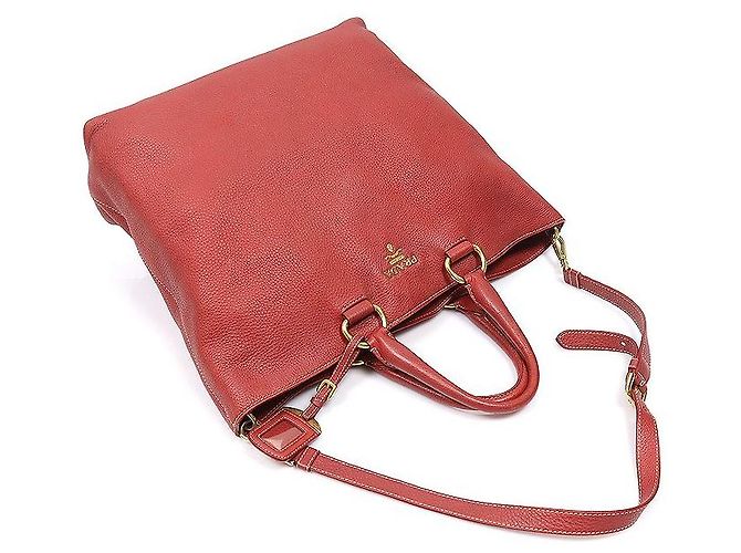 Prada Red Vitello Daino Miranda - vista 3