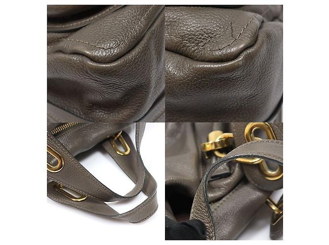 Chloé Parati Medium in vitello marrone - vista 6