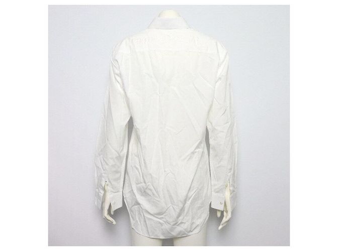 Dior Raymond Pettibon Langarmshirt aus weißer Baumwolle mit gesticktem Logo - Ansicht 4
