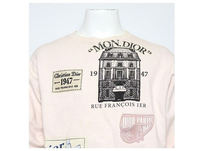Dior Herren Sweatshirt aus Baumwolle mit Retro-Patch-Print - Ansicht 2