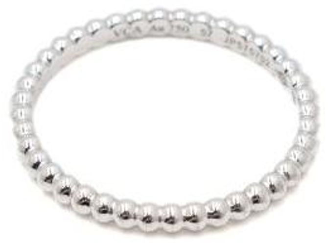 Anel Small Beaded Van Cleef & Arpels Branco - vista 2