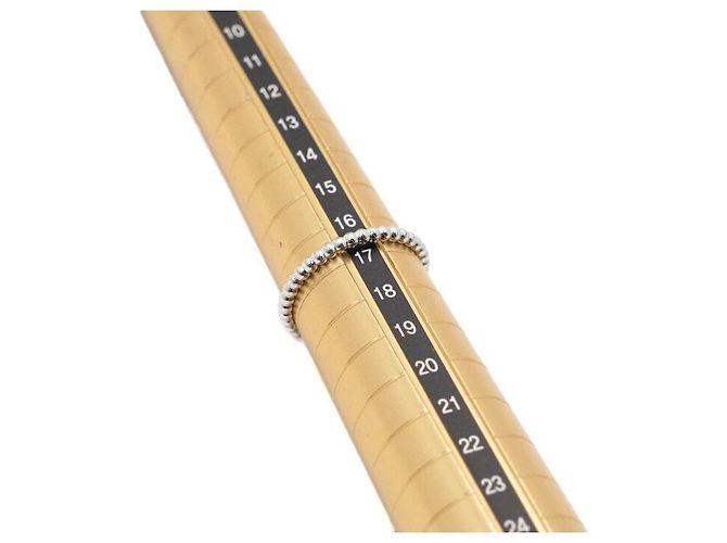 Anel Small Beaded Van Cleef & Arpels Branco - vista 4