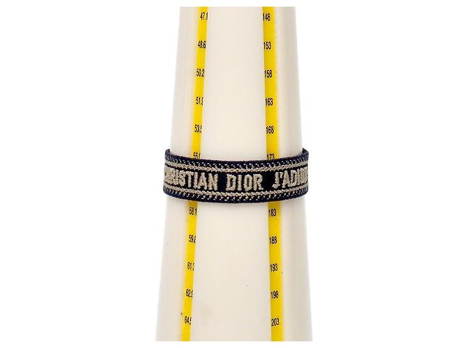 Dior Bracciale in jacquard blu - vista 6