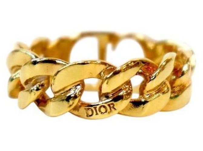 Dior Gold Ring CD Chain Ring Größe - Ansicht 6
