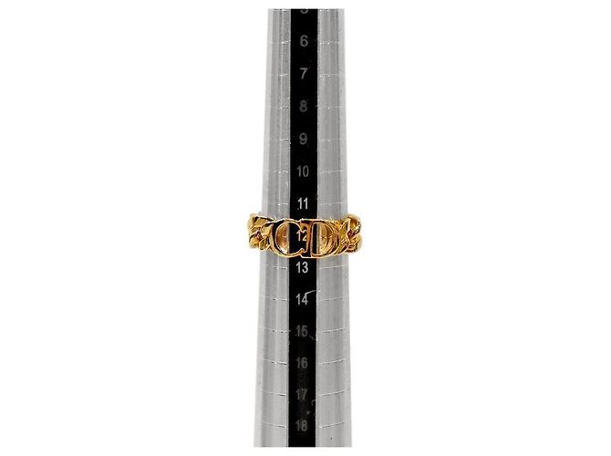 Dior Gold Ring CD Chain Ring Größe - Ansicht 7