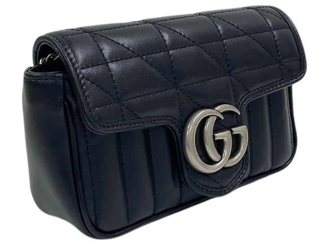 Gucci Borsa Crossbody Matelassé Super Mini - vista 2