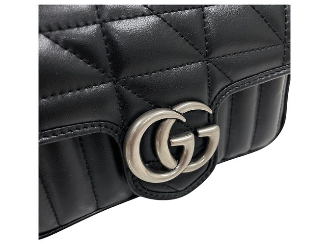 Gucci Borsa Crossbody Matelassé Super Mini - vista 4