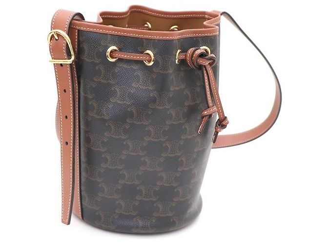 Céline Picca borsa a tracolla e borsa crossbody con coulisse - vista 2