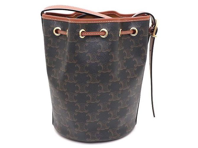 Céline Picca borsa a tracolla e borsa crossbody con coulisse - vista 3