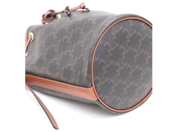 Céline Picca borsa a tracolla e borsa crossbody con coulisse - vista 5