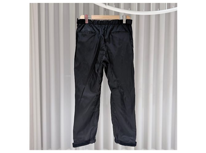 Prada Nylon-Jogginghose mit Klettverschluss Schwarz - Ansicht 6