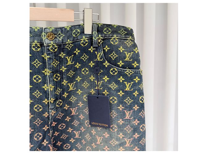 Louis Vuitton Monogram Rainbow Denim Shorts - Ansicht 4
