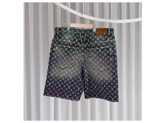 Louis Vuitton Monogram Rainbow Denim Shorts - Ansicht 5