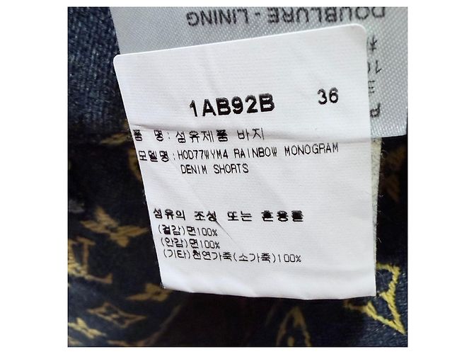 Louis Vuitton Monogram Rainbow Denim Shorts - Ansicht 8