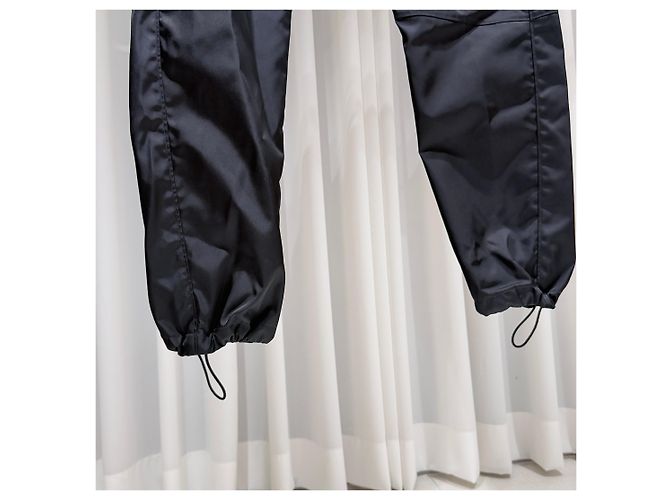 Prada Triangle Logo Back Pocket Re-Nylon Jogger Pants - view 4