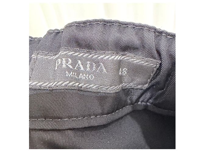 Prada Triangle Logo Back Pocket Re-Nylon Jogger Pants - view 7