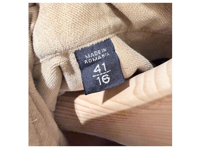 Tom Ford Camicia con colletto in cotone beige - vista 2