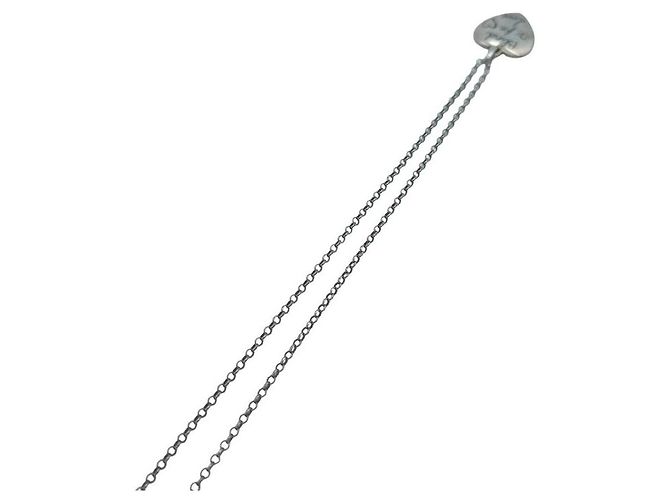 Gucci Collana con ciondolo a cuore in argento sterling - vista 7