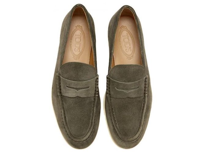 Mocassini Tod's in camoscio multicolore - vista 5