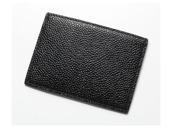Thom Browne Pebble Grain Single Card Holder - view 3