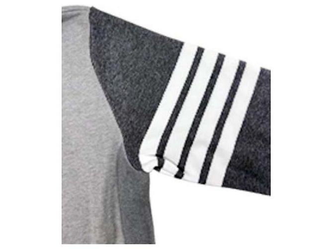 Thom Browne Stripe RWB Tab Loopback Funmix Hoodie - view 4
