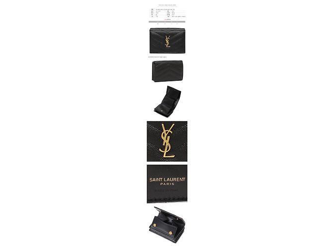 Autre Marque Mini Portafoglio Monogram Oro Nero - vista 2