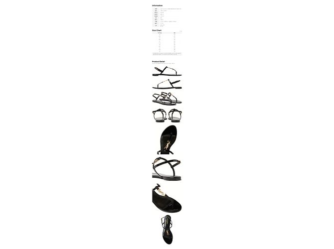 Autre Marque Sandali bassi Cassandra Monogram Black - vista 2