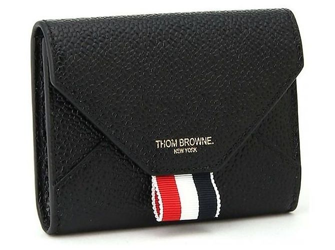 Thom Browne Pebble Grain Envelope Card Case - view 4