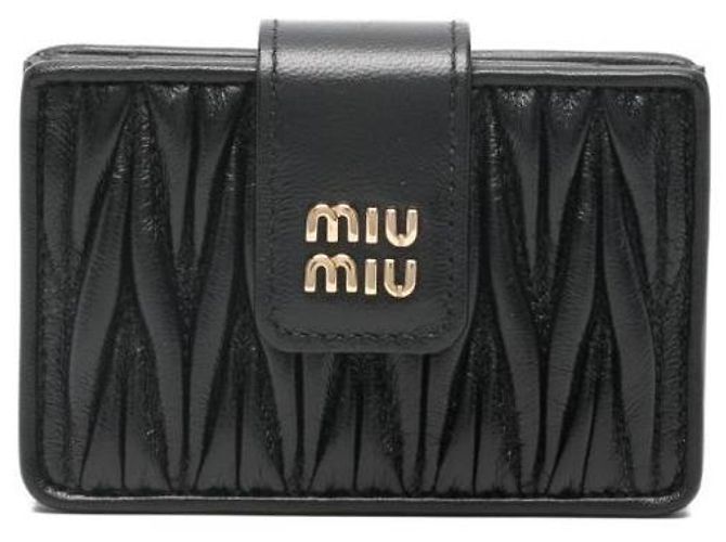 Miu Miu Kartenetui aus gestepptem Nappaleder - Ansicht 2