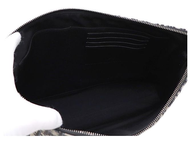 Dior Bolsa de Alça com Zíper e Clutch Oblique Jacquard - vista 8