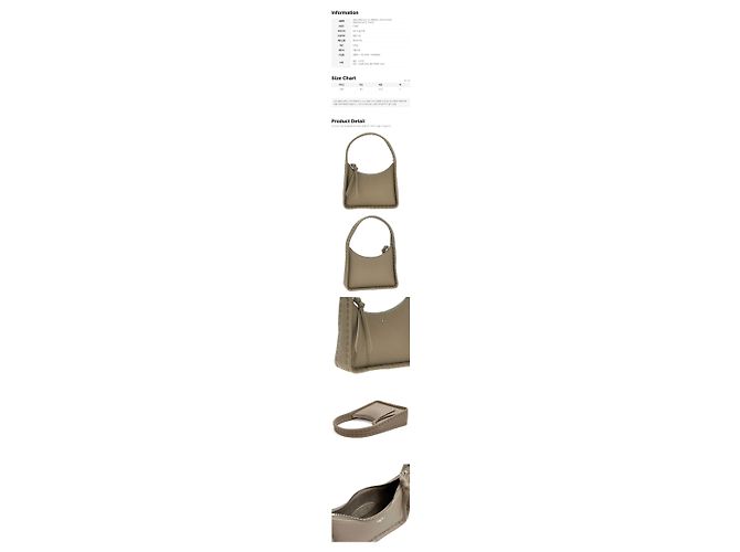 Fendi Mini borsa tote Metal Logo Pendens Marrone - vista 2