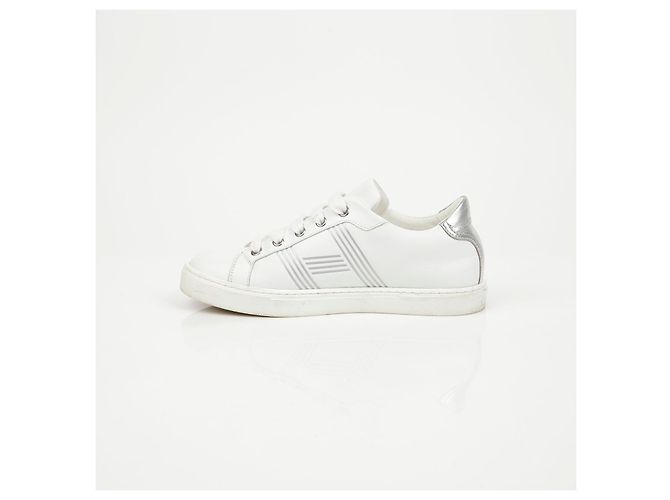 Hermès Sneakers in pelle da donna White - vista 10