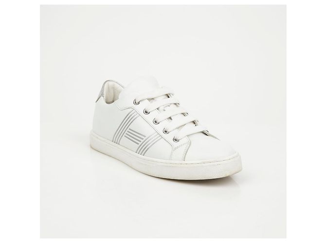 Hermès Sneakers in pelle da donna White - vista 2