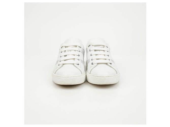 Hermès Sneakers in pelle da donna White - vista 4
