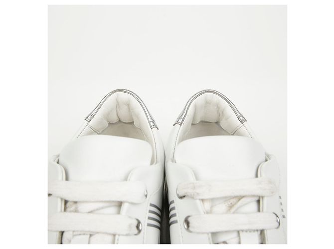 Hermès Sneakers in pelle da donna White - vista 5