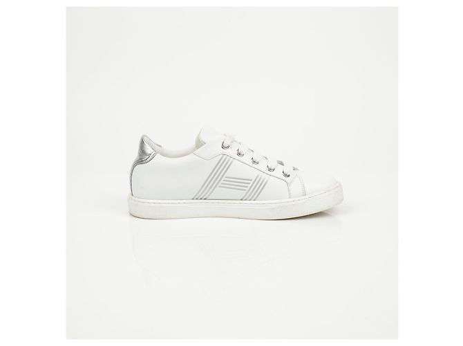 Hermès Sneakers in pelle da donna White - vista 9