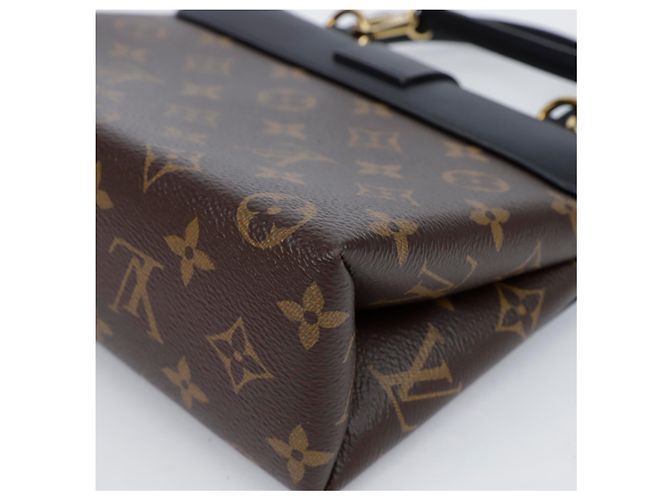 Louis Vuitton Borsa Tote in tela Monogram Nero - vista 12