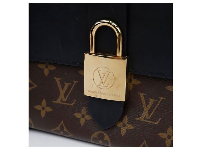 Louis Vuitton Borsa Tote in tela Monogram Nero - vista 3