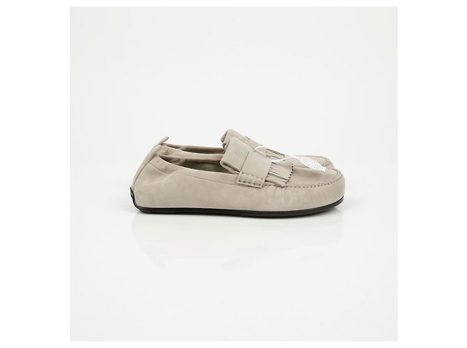 Mocassini Hermès Marroni in Pelle di Capra - vista 3