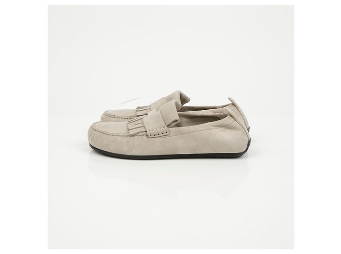 Mocassini Hermès Marroni in Pelle di Capra - vista 5